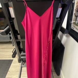 Banana Republic Pink Midi Dress